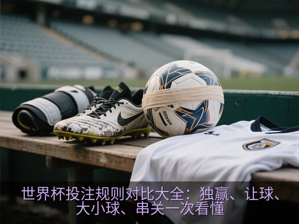 世界杯常见规则对比示意图,展示独赢、让球、大小球和串关的定义与结算差异